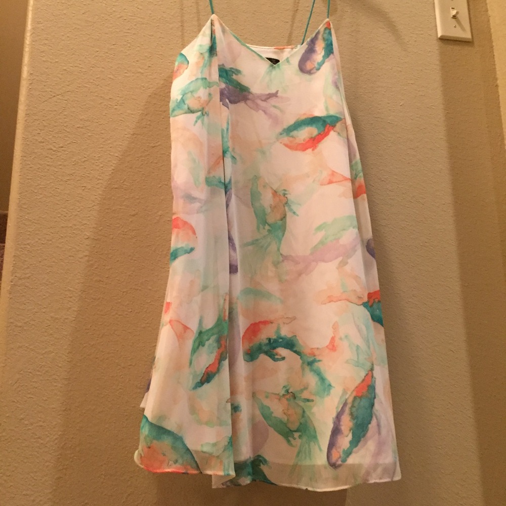 Zara Spaghetti Mini Dress - Sz S